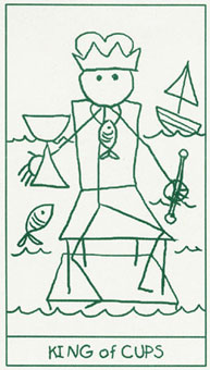 ����������� - Stick Figure Tarot - ʥ������ - King Of Cups