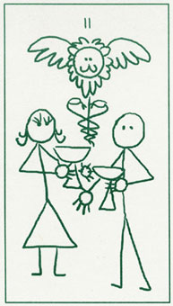 ����������� - Stick Figure Tarot - ʥ���� - Two Of Cups