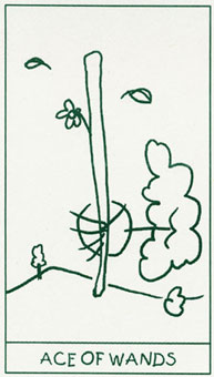 ����������� - Stick Figure Tarot - Ȩ��A - Ace Of Wands