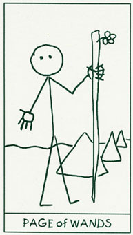 ����������� - Stick Figure Tarot - Ȩ���̴� - Page Of Wands