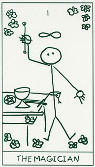 ����������� - Stick Figure Tarot - ħ��ʦ - The Magician