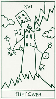 ����������� - Stick Figure Tarot - ���� - The Tower