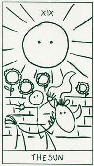 ����������� - Stick Figure Tarot - ̫�� - The Sun