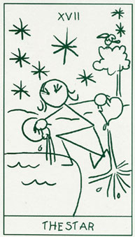 ����������� - Stick Figure Tarot - ���� - The Stars