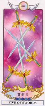 ϣ������������ - Grecian Eudaemon Tarot - ������ - Five Of Swords