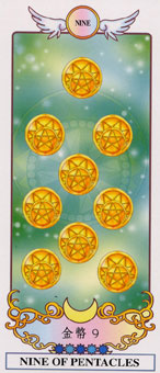 ϣ������������ - Grecian Eudaemon Tarot - Ǯ�Ҿ� - Nine Of Pentacles