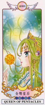 ϣ������������ - Grecian Eudaemon Tarot - Ǯ������ - Queen Of Pentacles