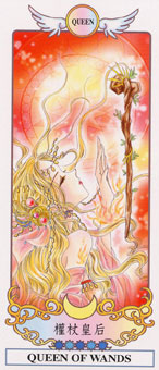 ϣ������������ - Grecian Eudaemon Tarot - Ȩ������ - Queen Of Wands