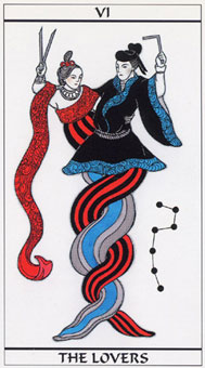 ����ڤ�������� - Meditation Tarot - ���� - The Lovers
