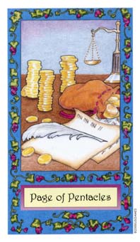 ��������� - Whimsical Tarot - Ǯ���̴� - Page Of Pentacles