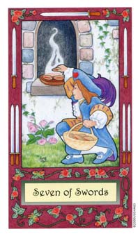 ��������� - Whimsical Tarot - ������ - Seven Of Swords