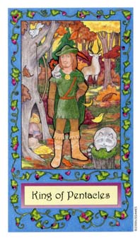 ��������� - Whimsical Tarot - Ǯ�ҹ��� - King Of Pentacles