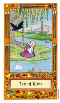 ��������� - Whimsical Tarot - Ȩ��ʮ - Ten Of Wands