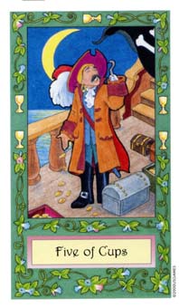 ��������� - Whimsical Tarot - ʥ���� - Five Of Cups