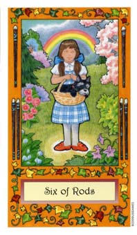 ��������� - Whimsical Tarot - Ȩ���� - Six Of Wands
