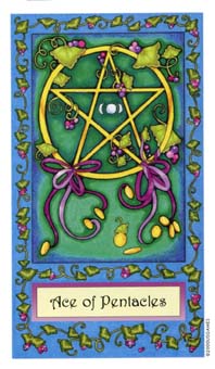 ��������� - Whimsical Tarot - Ǯ��A - Ace Of Pentacles