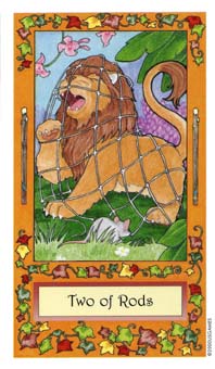 ��������� - Whimsical Tarot - Ȩ�ȶ� - Two Of Wands