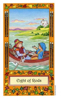 ��������� - Whimsical Tarot - Ȩ�Ȱ� - Eight Of Wands