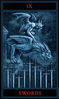 �������� - The Gothic Tarot - ������ - Nine Of Swords
