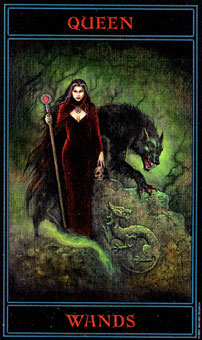 �������� - The Gothic Tarot - Ȩ������ - Queen Of Wands