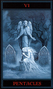 �������� - The Gothic Tarot - Ǯ���� - Six Of Pentacles