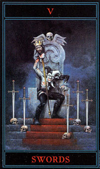 �������� - The Gothic Tarot - ������ - Five Of Swords