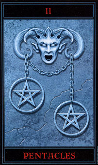 �������� - The Gothic Tarot - Ǯ�Ҷ� - Two Of Pentacles