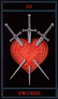 �������� - The Gothic Tarot - ������ - Three Of Swords