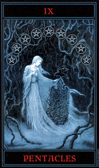 �������� - The Gothic Tarot - Ǯ�Ҿ� - Nine Of Pentacles
