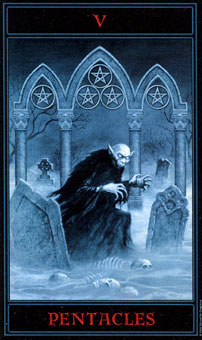 �������� - The Gothic Tarot - Ǯ���� - Five Of Pentacles