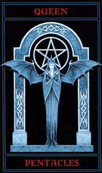 �������� - The Gothic Tarot - Ǯ������ - Queen Of Pentacles