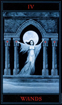 �������� - The Gothic Tarot - Ȩ���� - Four Of Wands
