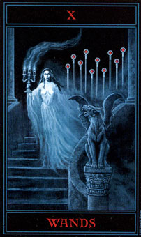 �������� - The Gothic Tarot - Ȩ��ʮ - Ten Of Wands