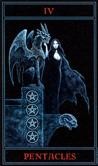 �������� - The Gothic Tarot - Ǯ���� - Four Of Pentacles
