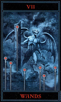 �������� - The Gothic Tarot - Ȩ���� - Seven Of Wands