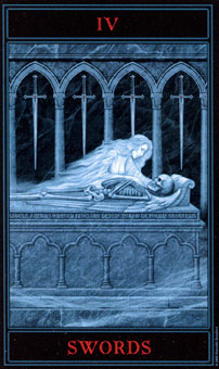 �������� - The Gothic Tarot - ������ - Four Of Swords
