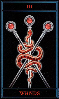 �������� - The Gothic Tarot - Ȩ���� - Three Of Wands