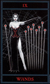 �������� - The Gothic Tarot - Ȩ�Ⱦ� - Nine Of Wands