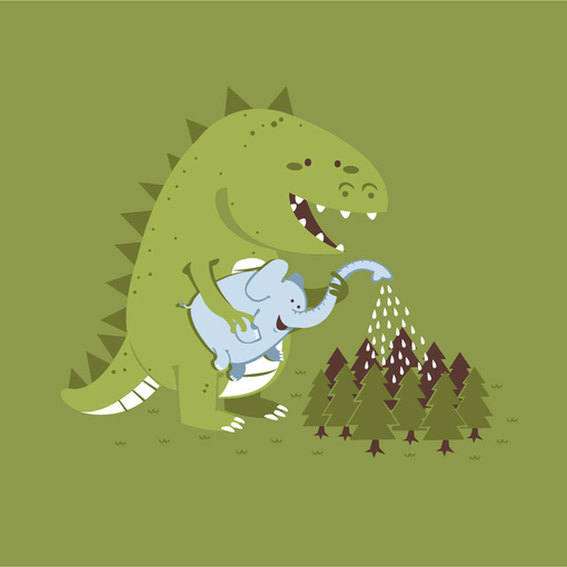 Ndikol(Adhika Rahmani)印度尼西亚插画家,他的作品简洁而充满幽默