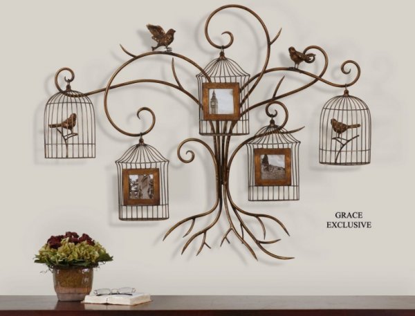 我家有棵鸟笼照片树。【阿团丸子】