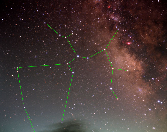 仰望星空 <wbr> <wbr> <wbr>我们的十二星座天文图